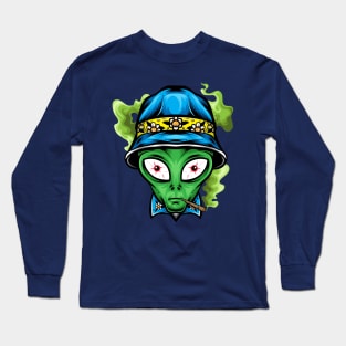 Alien Smoking Long Sleeve T-Shirt